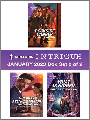 cover image of Harlequin Intrigue January 2023--Box Set 2 of 2